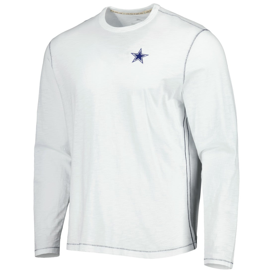 Dallas Cowboys Laces Out Billboard Long Sleeve T-Shirt - White - Tommy Bahama