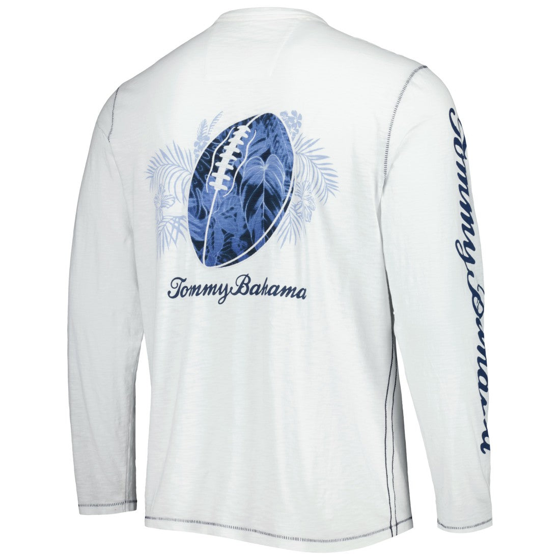 Dallas Cowboys Laces Out Billboard Long Sleeve T-Shirt - White - Tommy Bahama