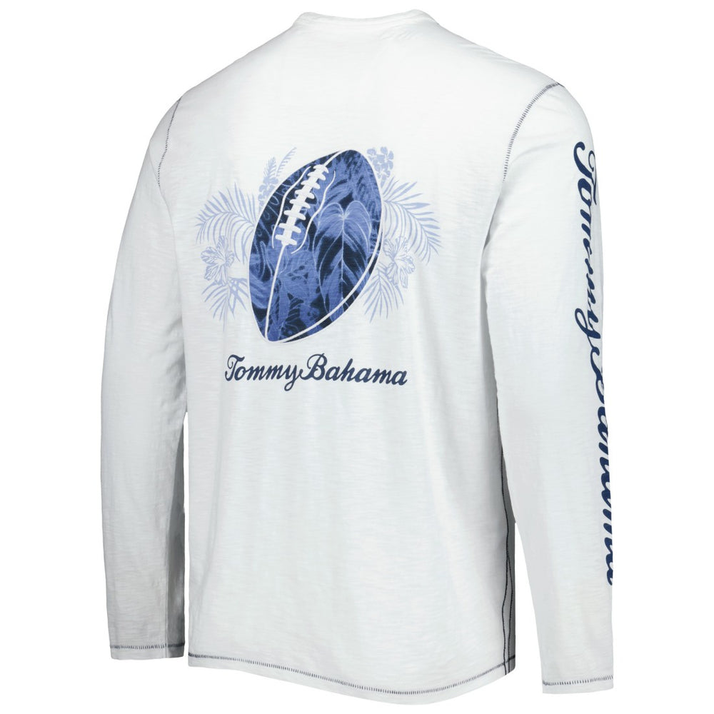 Denver Broncos Laces Out Billboard Long Sleeve T-Shirt - White - Tommy Bahama