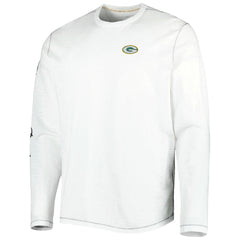 Green Bay Packers Laces Out Billboard Long Sleeve T-Shirt - White - Tommy Bahama