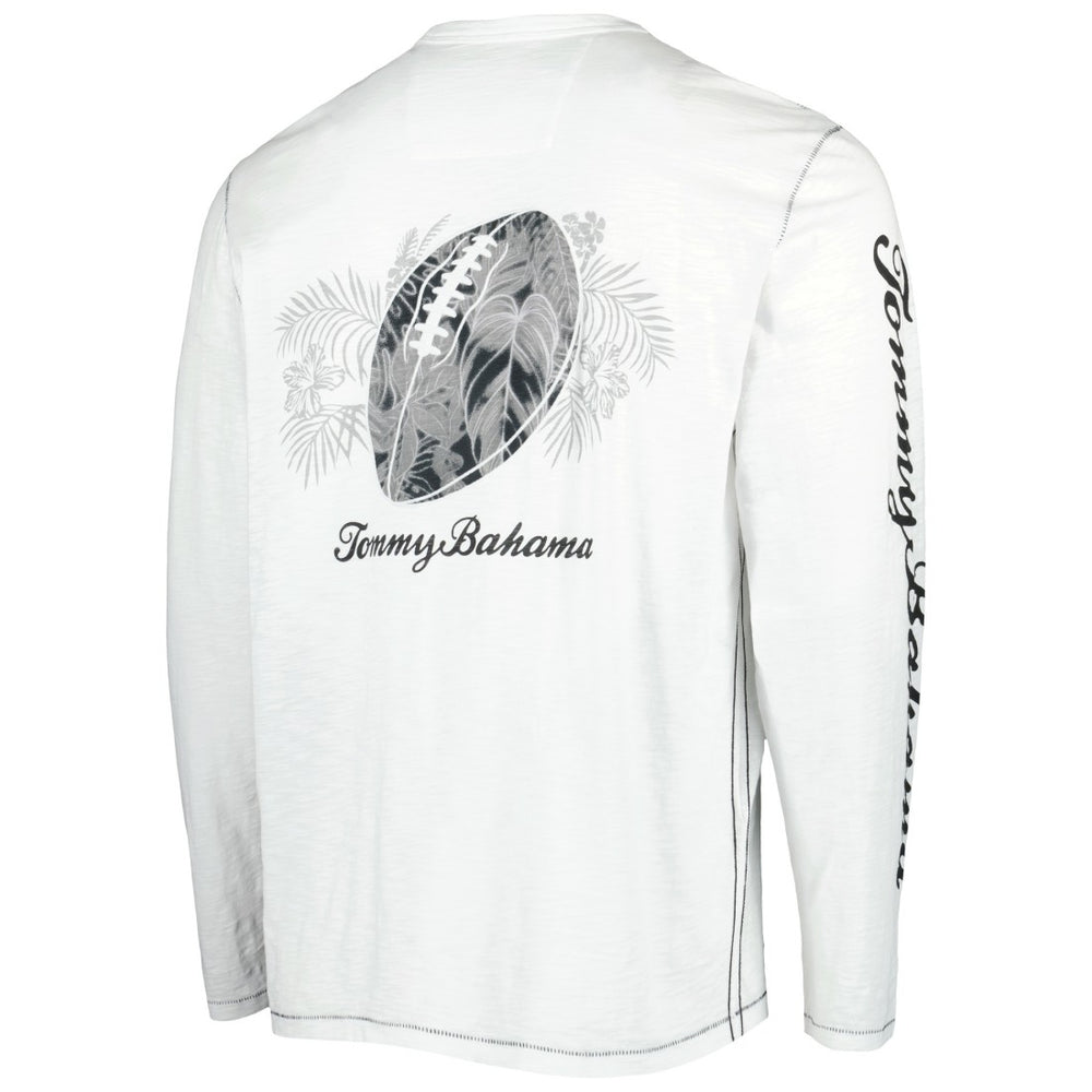 Green Bay Packers Laces Out Billboard Long Sleeve T-Shirt - White - Tommy Bahama