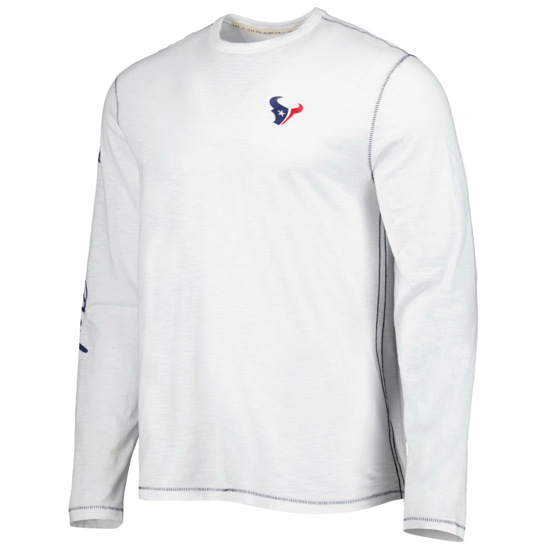 Houston Texans Laces Out Billboard Long Sleeve T-Shirt - White - Tommy Bahama