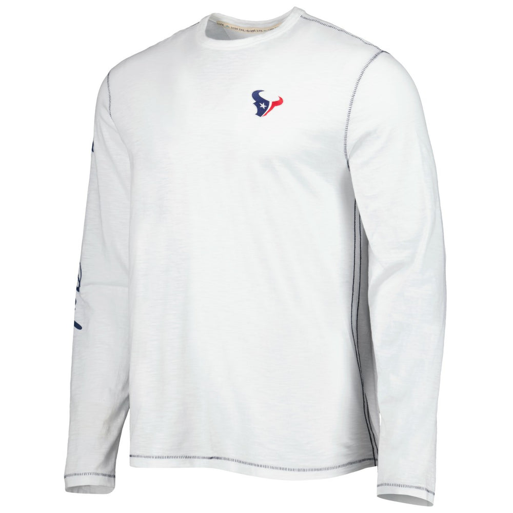 Houston Texans Laces Out Billboard Long Sleeve T-Shirt - White - Tommy Bahama