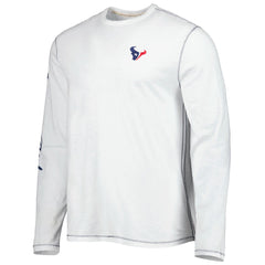 Houston Texans Laces Out Billboard Long Sleeve T-Shirt - White - Tommy Bahama
