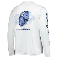 Houston Texans Laces Out Billboard Long Sleeve T-Shirt - White - Tommy Bahama
