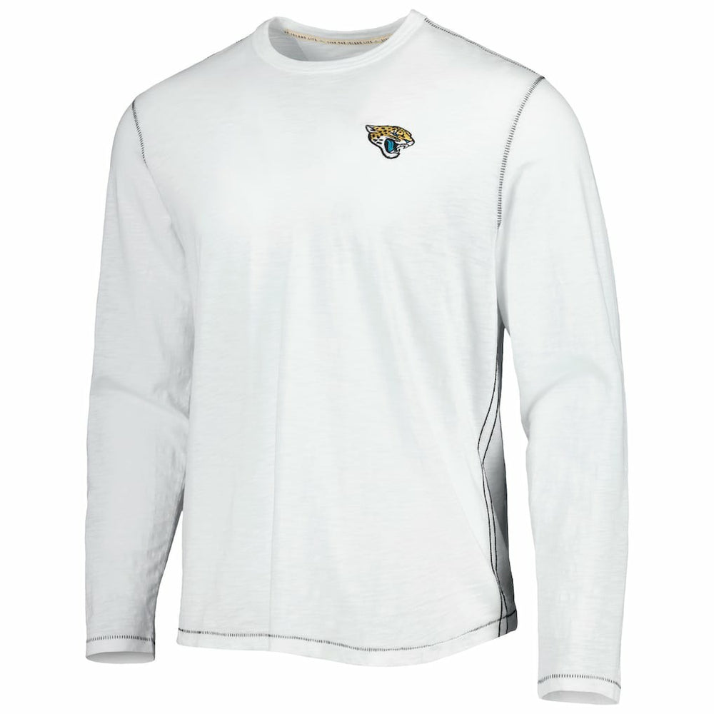 Jacksonville Jaguars Laces Out Billboard Long Sleeve T-Shirt - White - Tommy Bahama