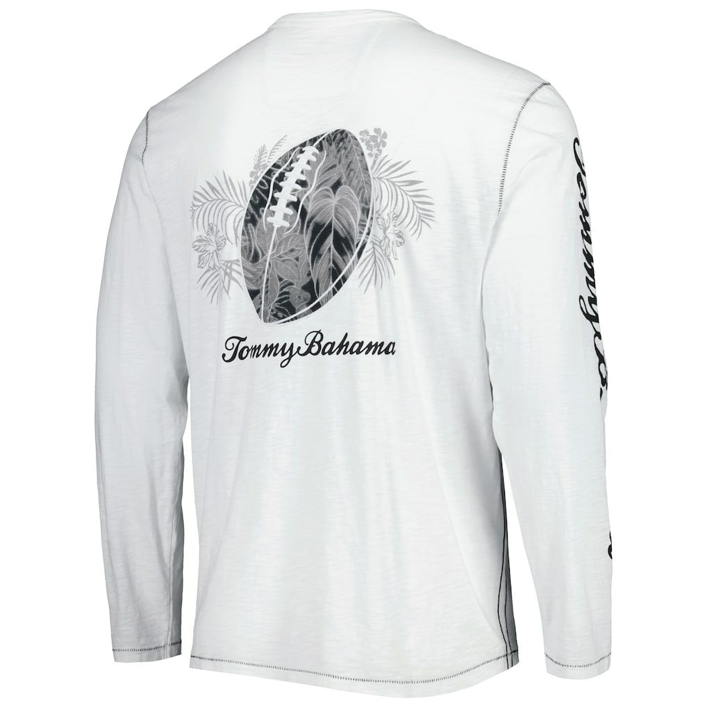 Jacksonville Jaguars Laces Out Billboard Long Sleeve T-Shirt - White - Tommy Bahama