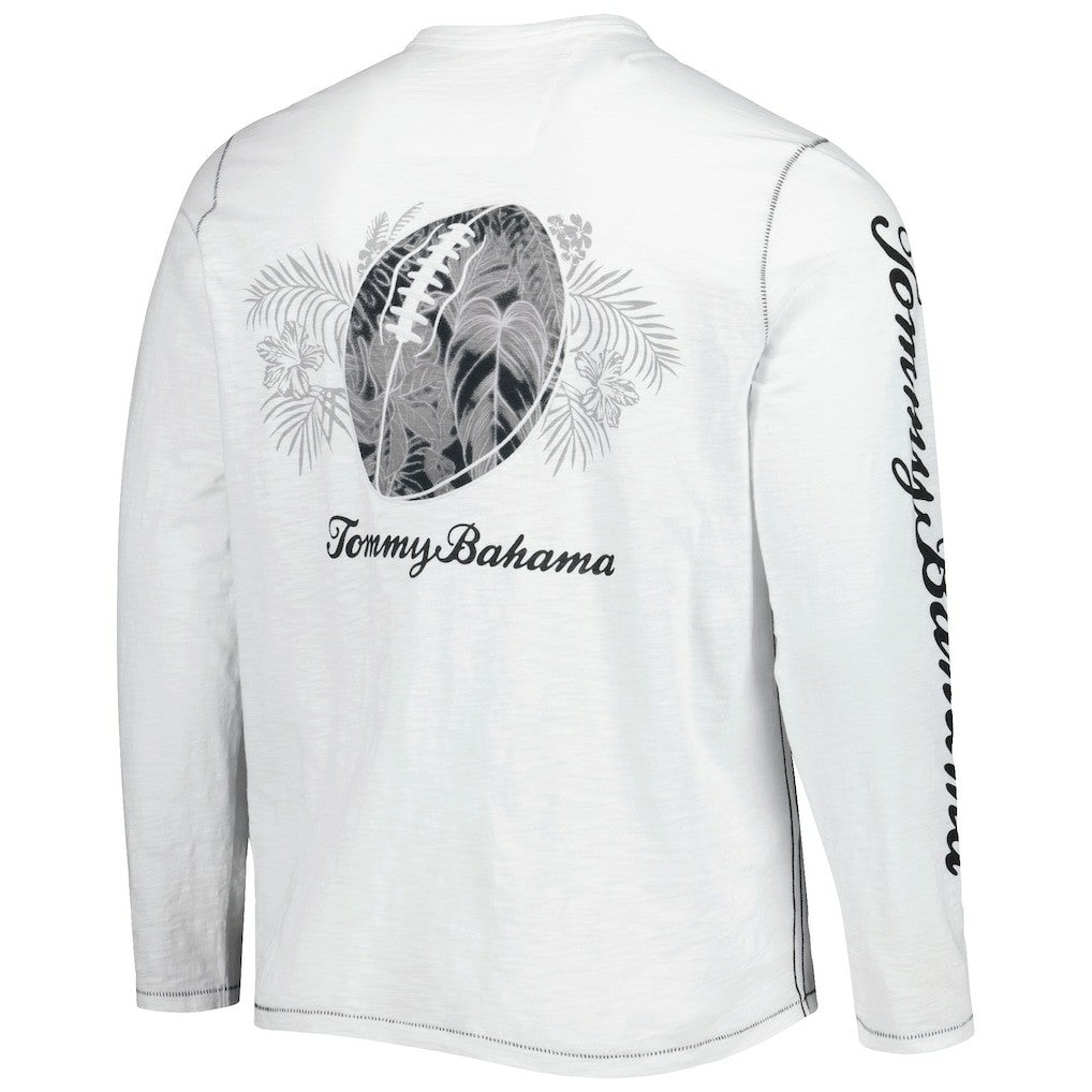 Los Angeles Chargers Laces Out Billboard Long Sleeve T-Shirt - White - Tommy Bahama