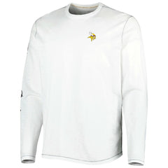 Minnesota Vikings Laces Out Billboard Long Sleeve T-Shirt - White - Tommy Bahama