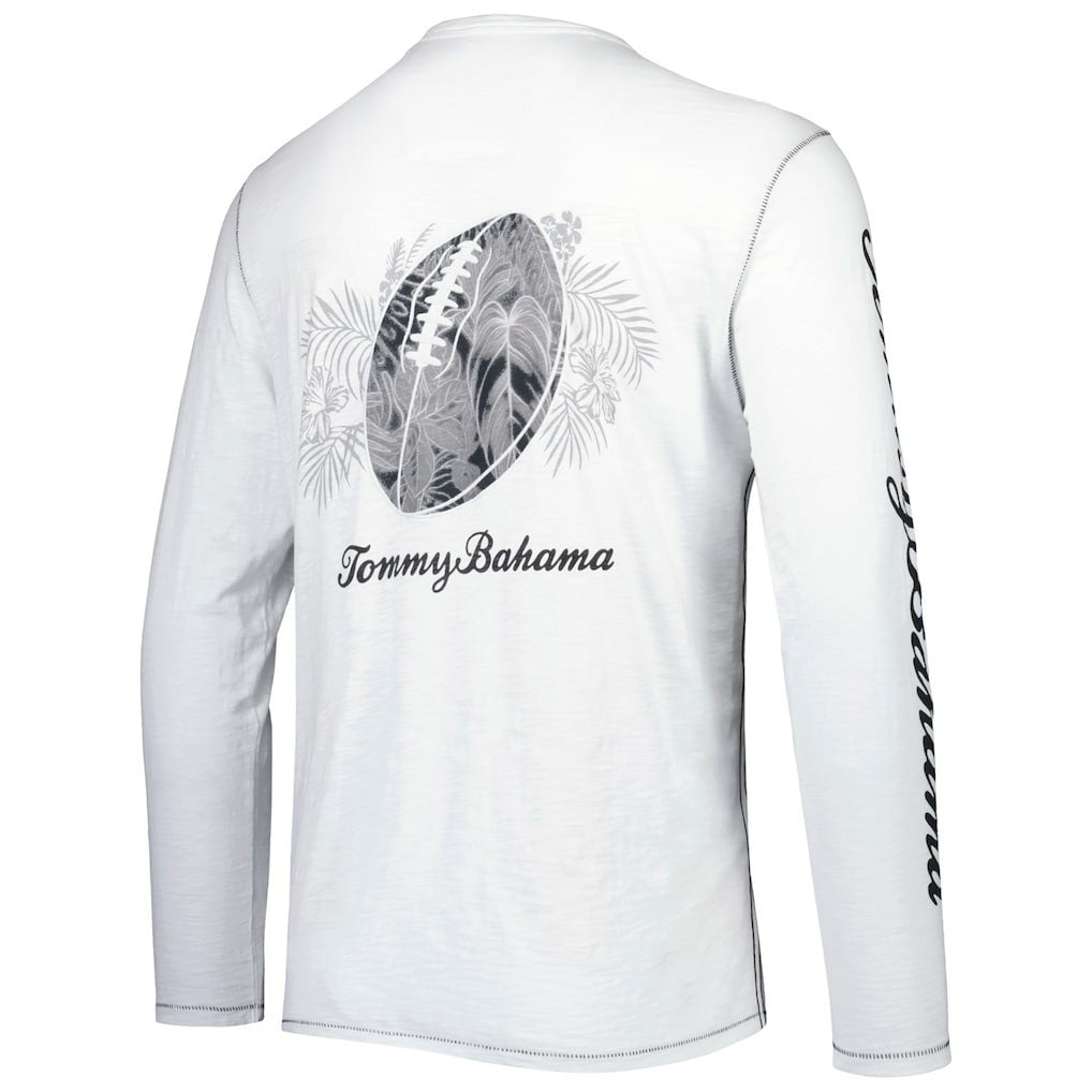 Philadelphia Eagles Laces Out Billboard Long Sleeve T-Shirt - White - Tommy Bahama