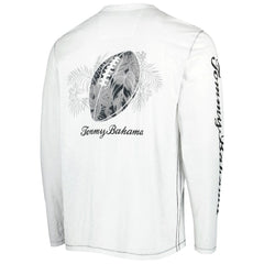 Pittsburgh Steelers Laces Out Billboard Long Sleeve T-Shirt - White - Tommy Bahama