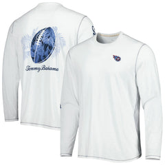 Tennessee Titans Laces Out Billboard Long Sleeve T-Shirt - White - Tommy Bahama