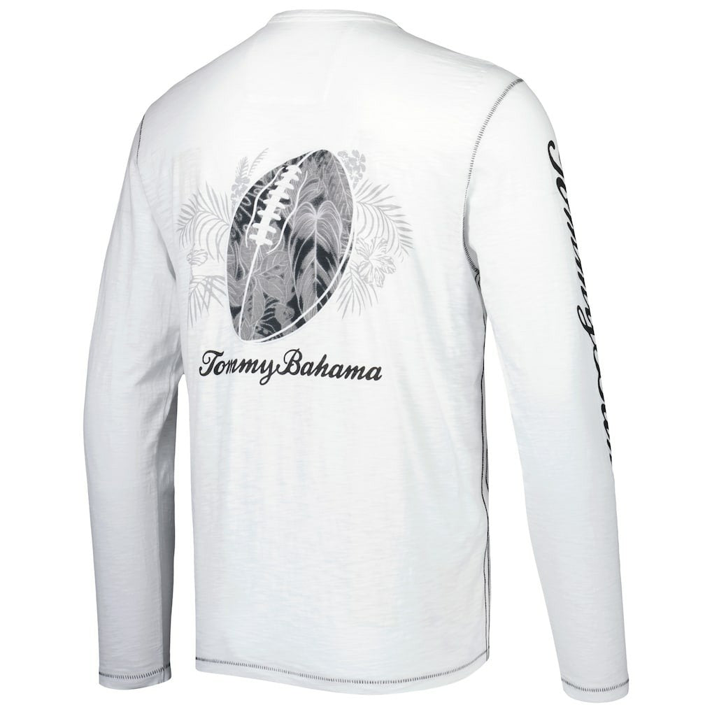 Washington Commanders Laces Out Billboard Long Sleeve T-Shirt - White - Tommy Bahama