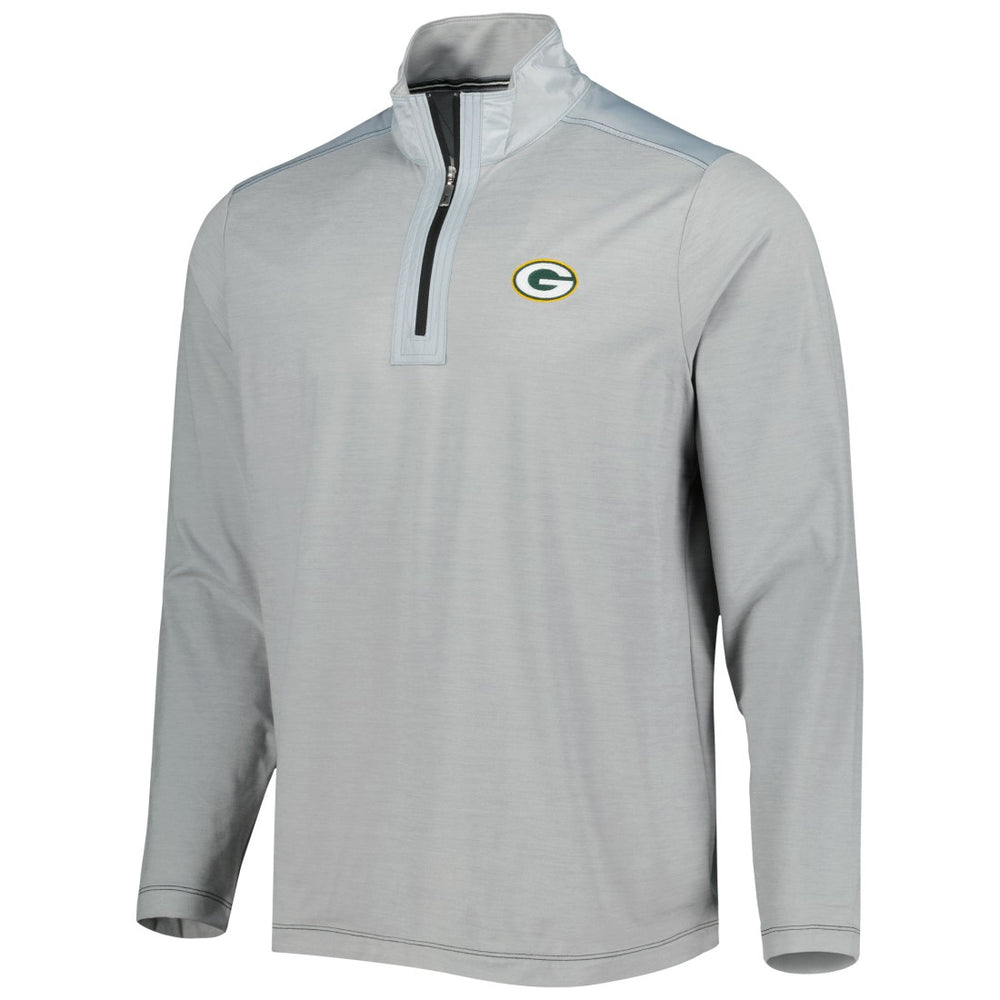 Green Bay Packers On Deck IslandZone Half-Zip Jacket - Gray - Tommy Bahama