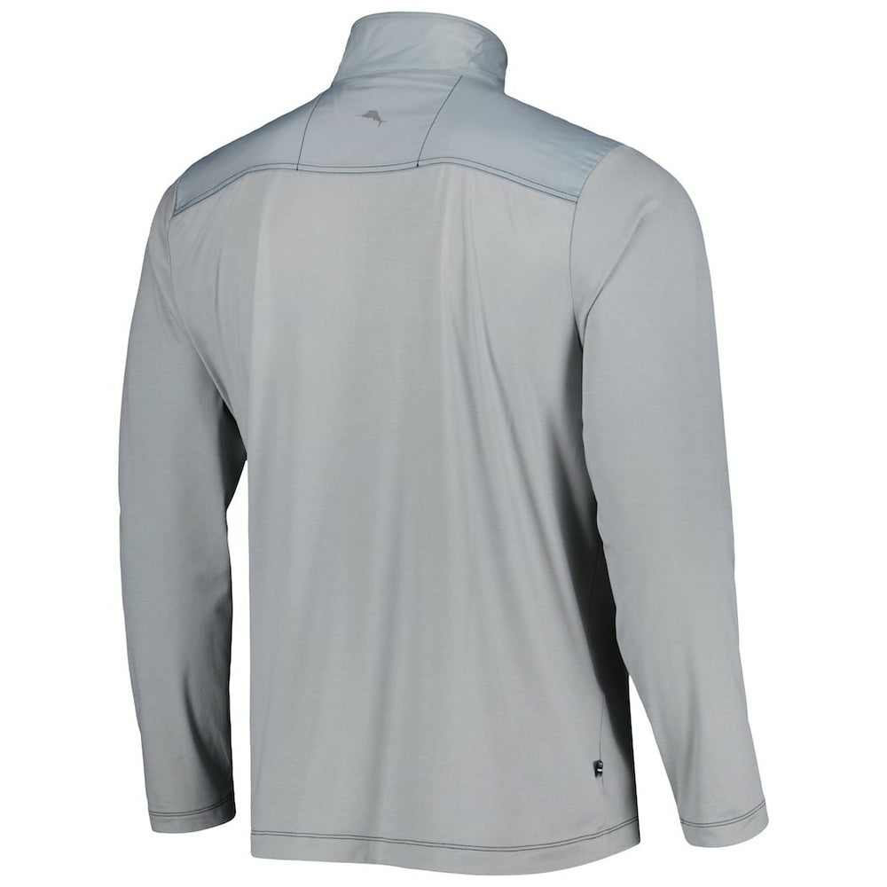 Las Vegas Raiders On Deck IslandZone Half-Zip Jacket - Gray - Tommy Bahama