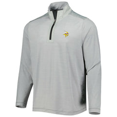 Minnesota Vikings On Deck IslandZone Half-Zip Jacket - Gray - Tommy Bahama
