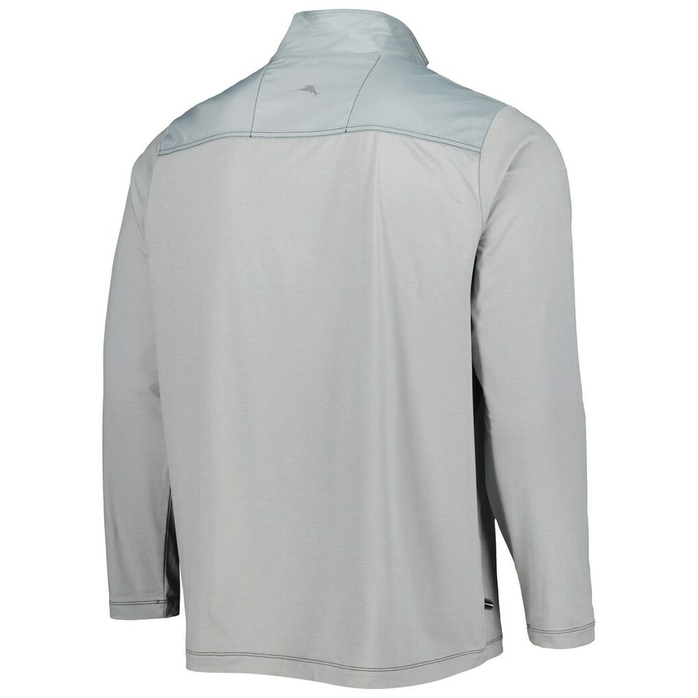 Minnesota Vikings On Deck IslandZone Half-Zip Jacket - Gray - Tommy Bahama