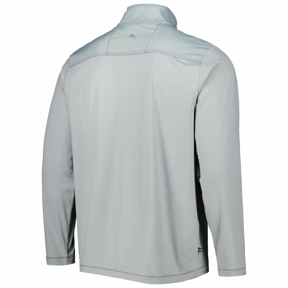 New Orleans Saints On Deck IslandZone Half-Zip Jacket - Gray - Tommy Bahama