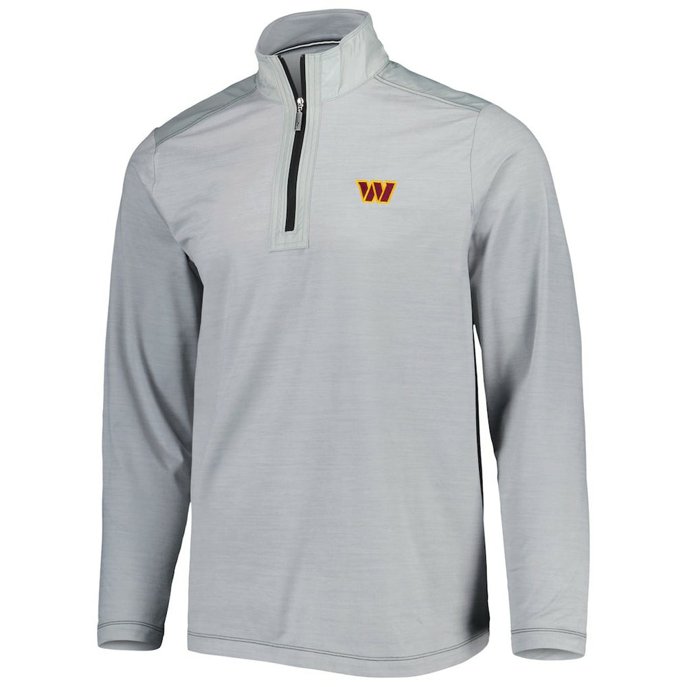 Washington Commanders On Deck IslandZone Half-Zip Jacket - Gray - Tommy Bahama