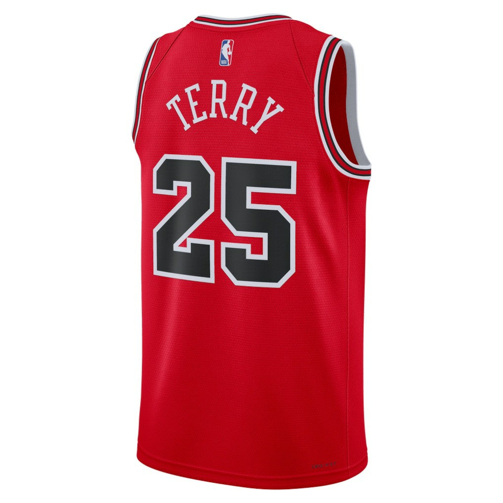 Nike Dalen Terry Chicago Bulls Unisex 2022 NBA Draft First Round Pick Swingman Jersey Icon Editi- Red