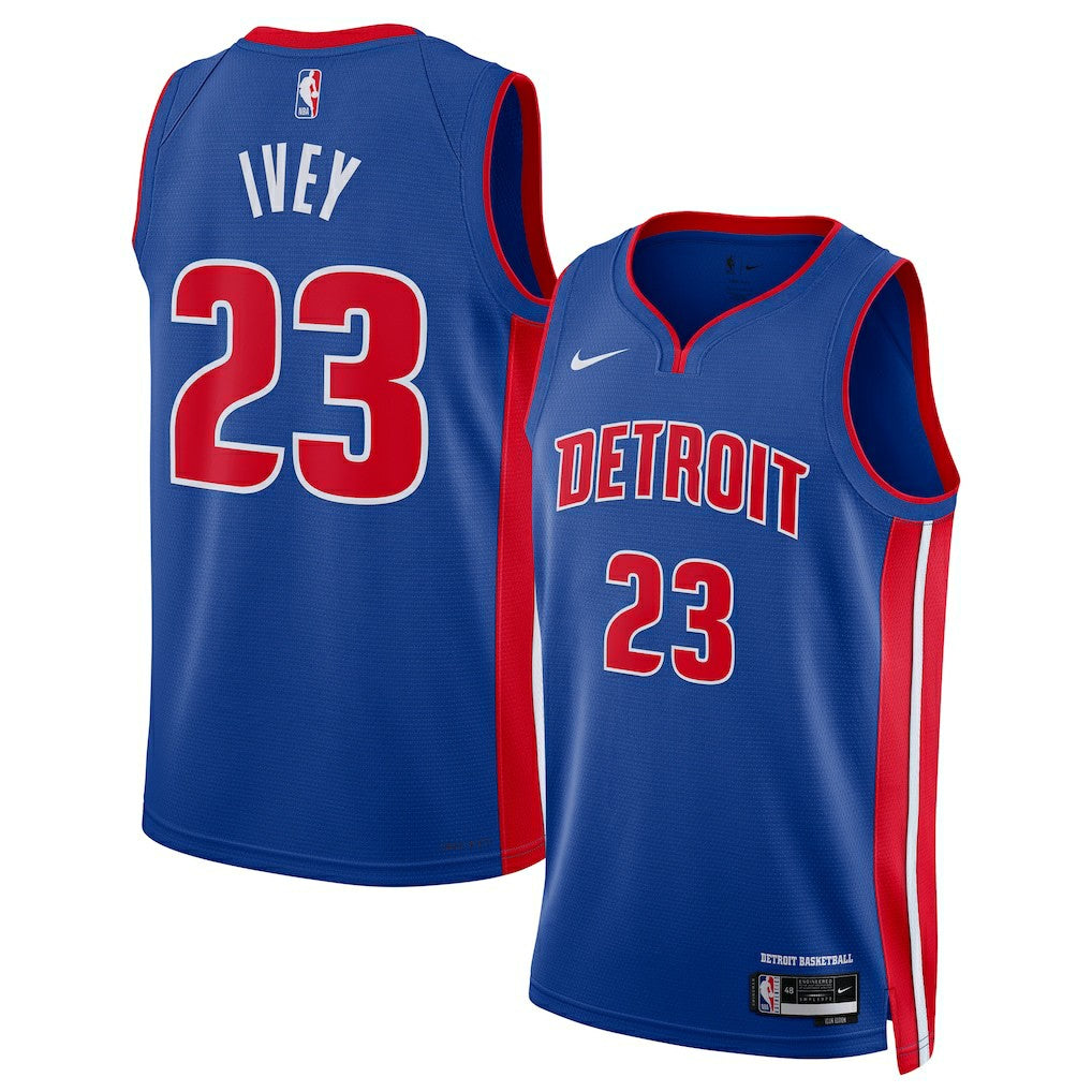 Nike Jaden Ivey Detroit Pistons Unisex 2022 NBA Draft First Round Pick Swingman Jersey Icon Editi- Blue
