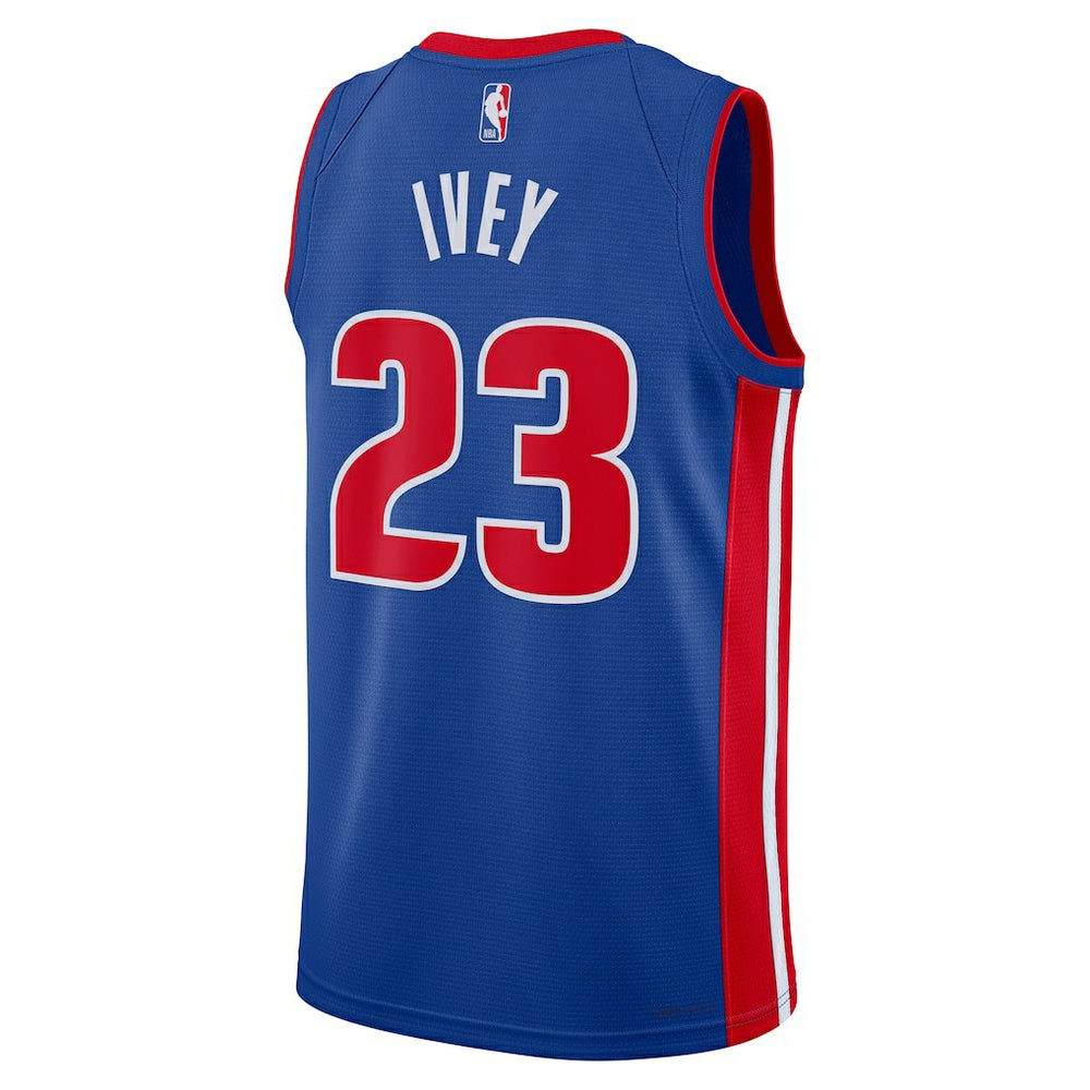 Nike Jaden Ivey Detroit Pistons Unisex 2022 NBA Draft First Round Pick Swingman Jersey Icon Editi- Blue