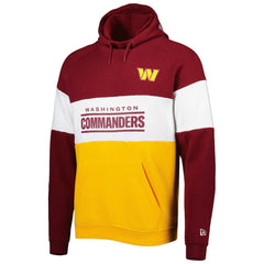 Washington Commanders New Era Colorblock Current Pullover Hoodie - Gold - NFL