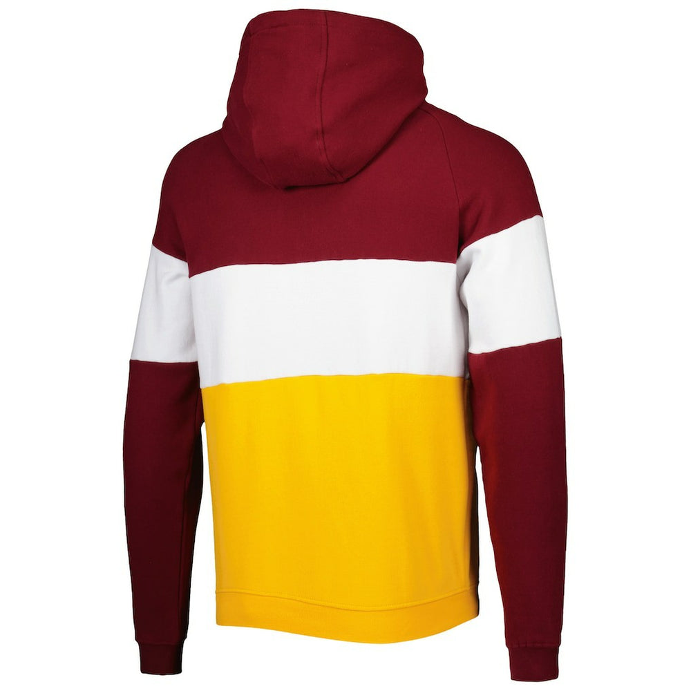 Washington Commanders New Era Colorblock Current Pullover Hoodie - Gold - NFL