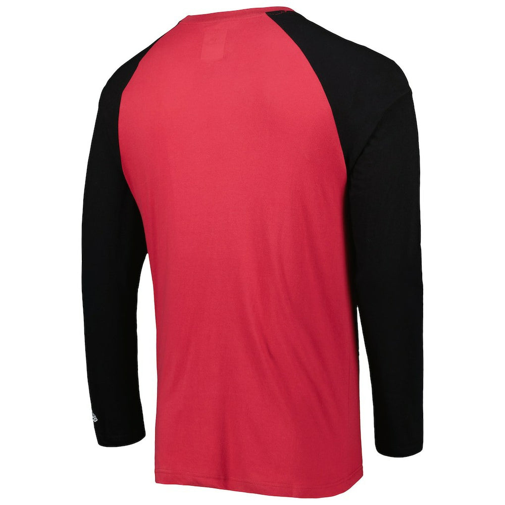 Arizona Cardinals New Era Current Raglan Long Sleeve T-Shirt - Cardinal - NFL
