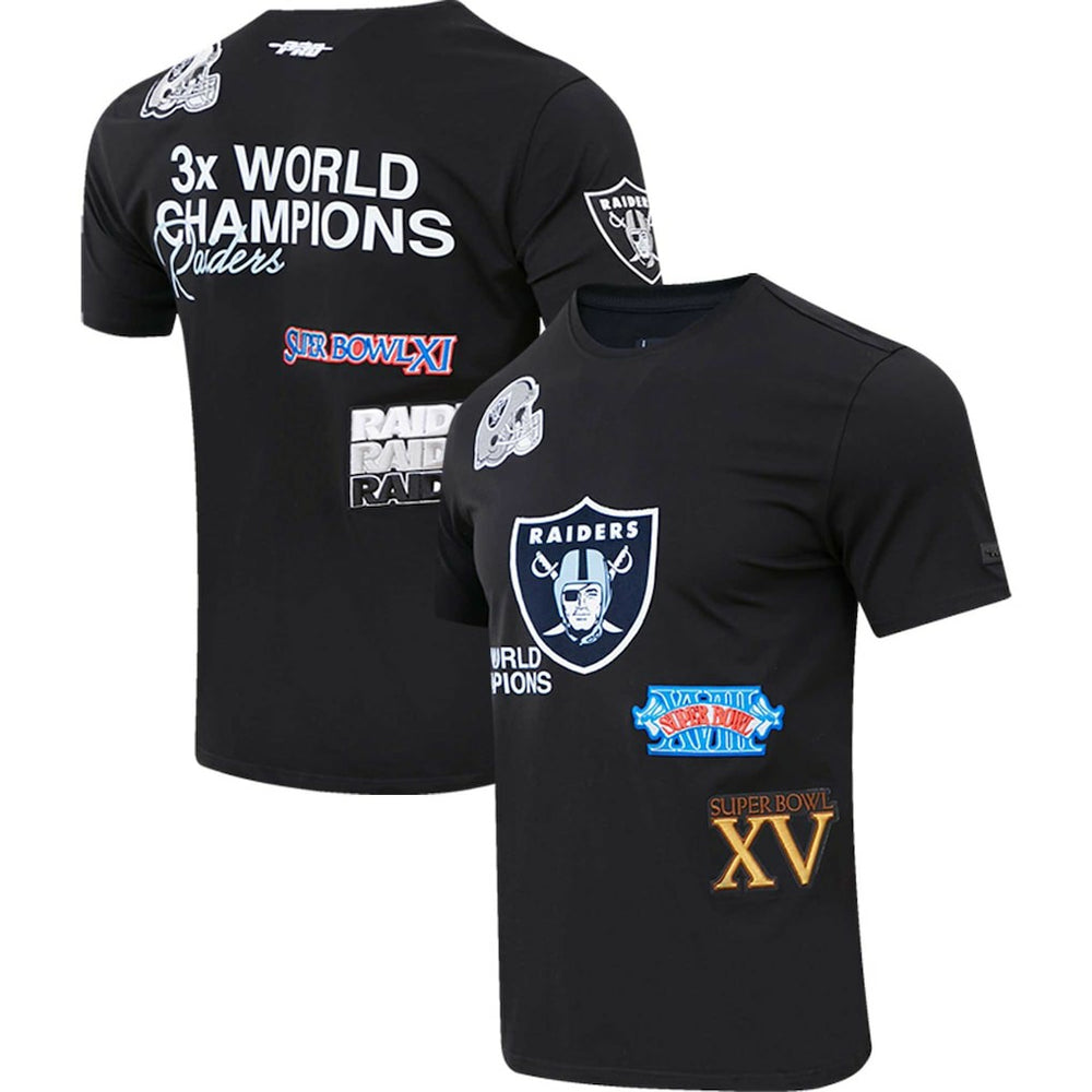 Las Vegas Raiders Pro Standard Championship T-Shirt - Black - NFL