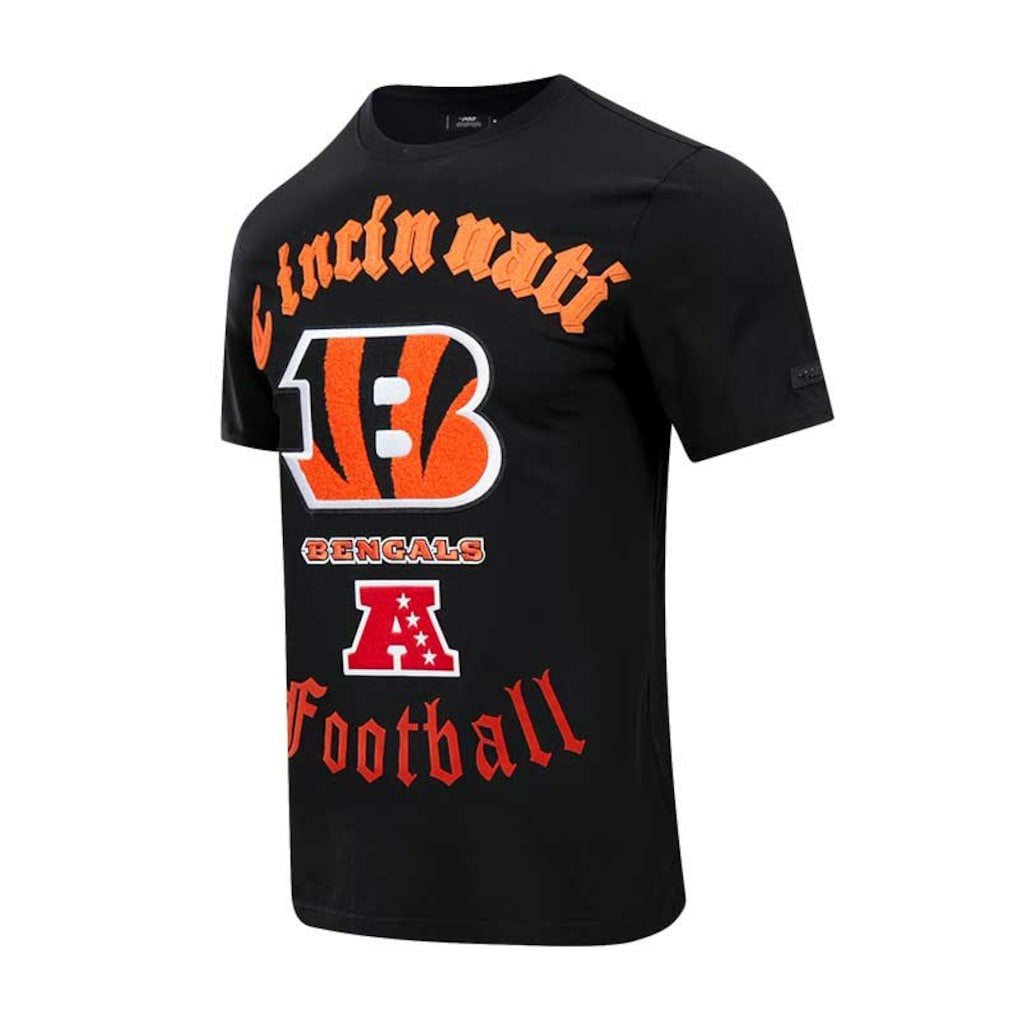 Cincinnati Bengals Pro Standard Old English T-Shirt - Black - NFL