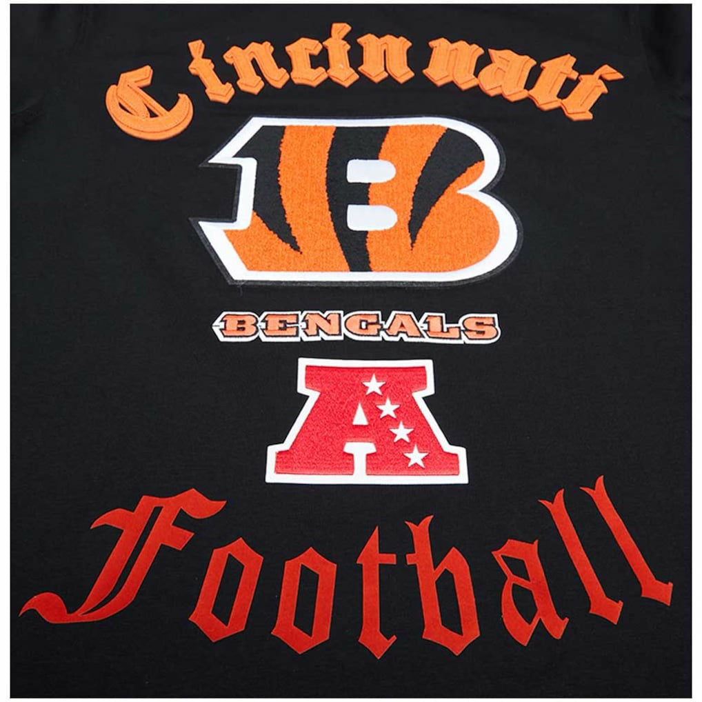 Cincinnati Bengals Pro Standard Old English T-Shirt - Black - NFL