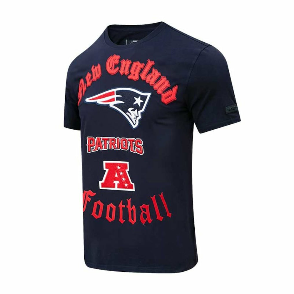 New England Patriots Pro Standard Old English T-Shirt - Navy - NFL