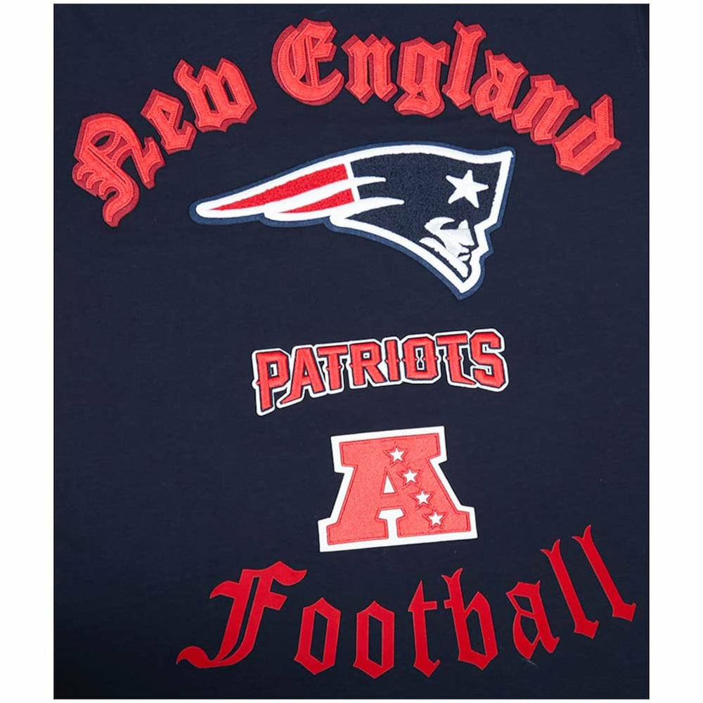 New England Patriots Pro Standard Old English T-Shirt - Navy - NFL