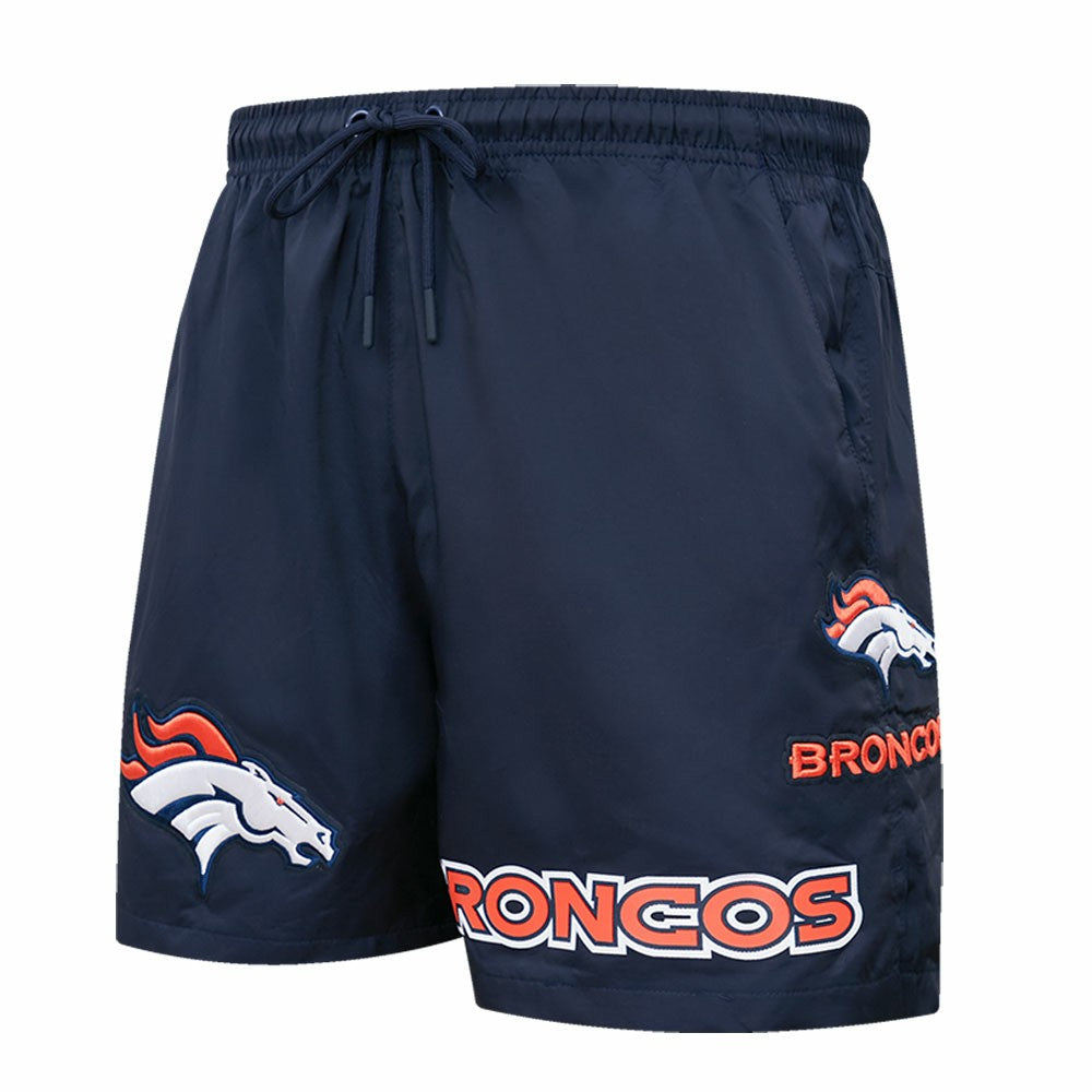 Denver Broncos Pro Standard Woven Shorts - Navy - NFL