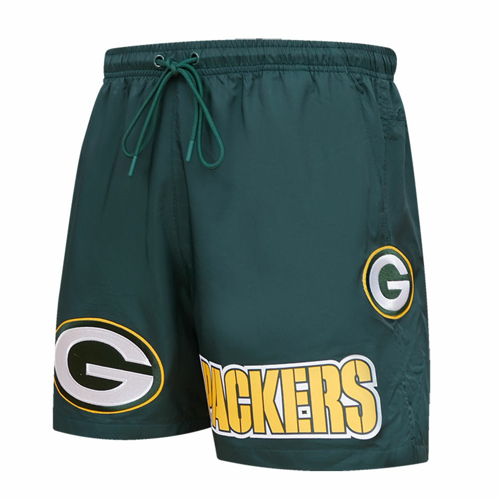 Green Bay Packers Pro Standard Woven Shorts - Green - NFL
