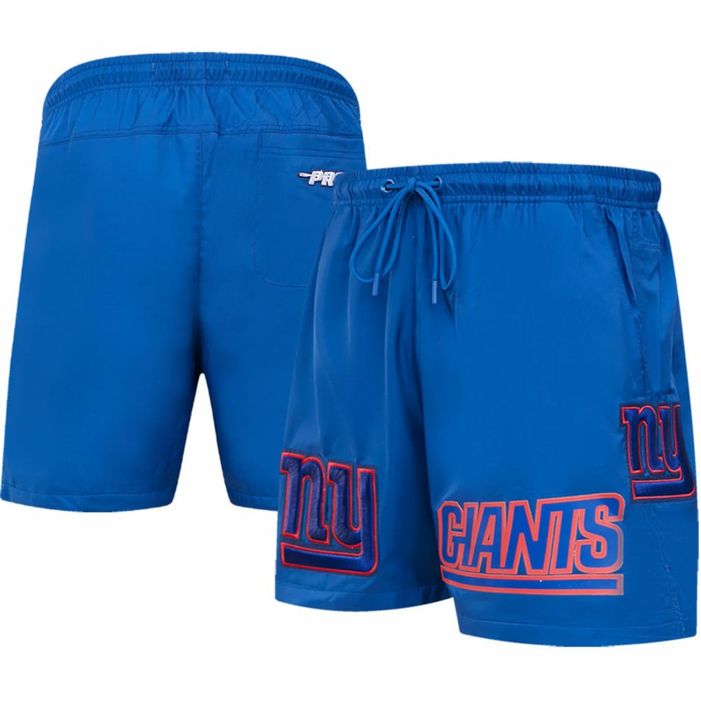 New York Giants Pro Standard Woven Shorts - Royal - NFL