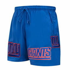 New York Giants Pro Standard Woven Shorts - Royal - NFL