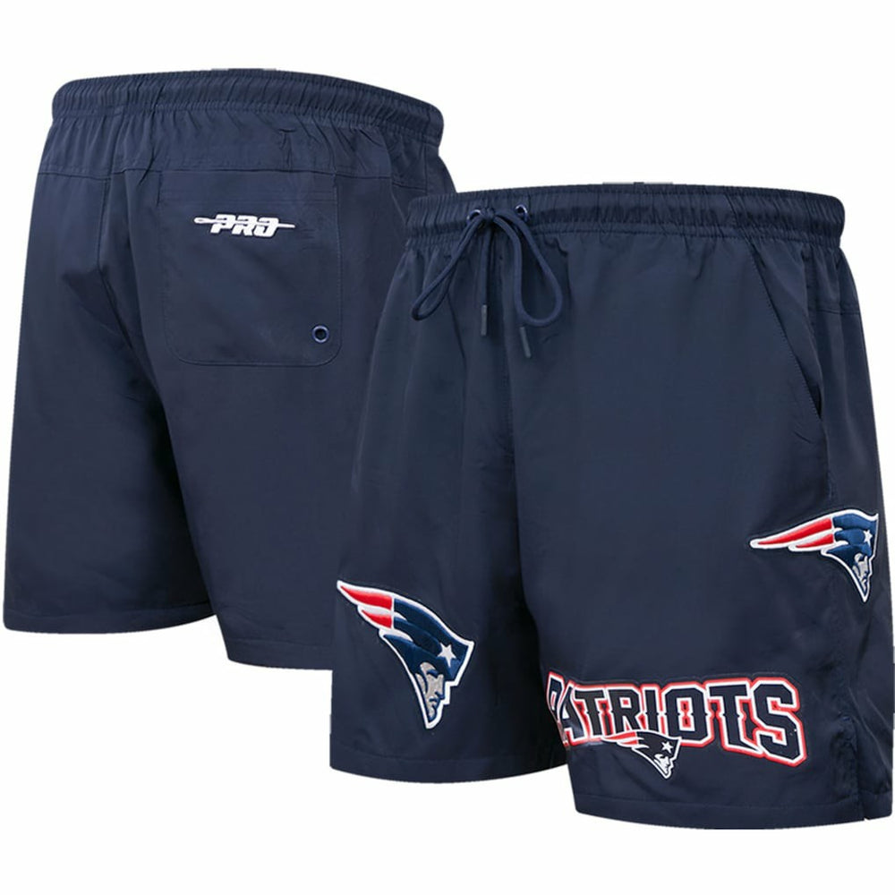 New England Patriots Pro Standard Woven Shorts - Navy - NFL