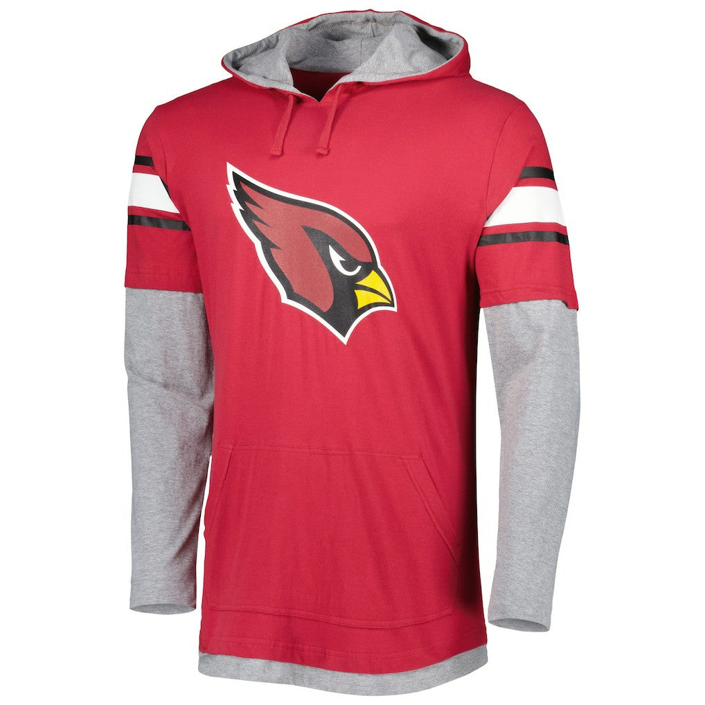 Arizona Cardinals New Era Long Sleeve Hoodie T-Shirt - Cardinal - NFL