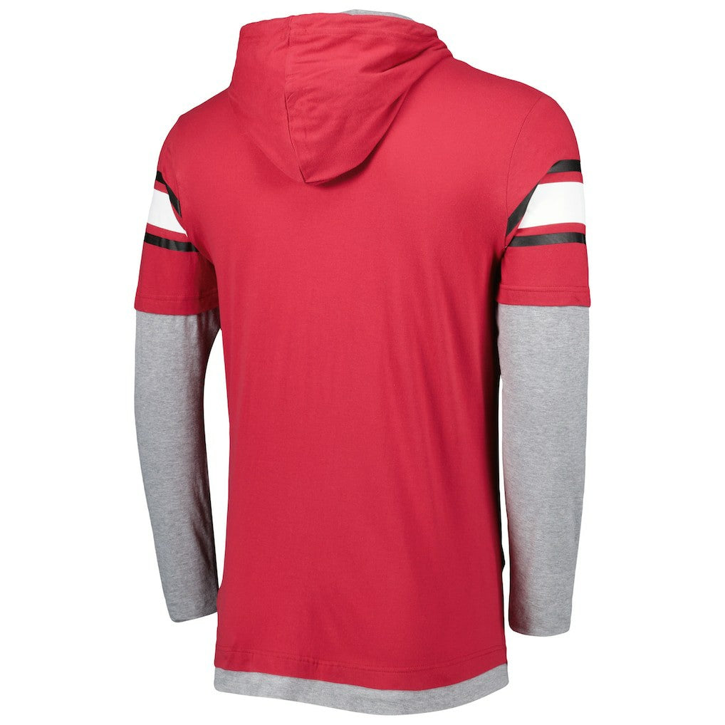 Arizona Cardinals New Era Long Sleeve Hoodie T-Shirt - Cardinal - NFL