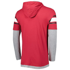 Arizona Cardinals New Era Long Sleeve Hoodie T-Shirt - Cardinal - NFL