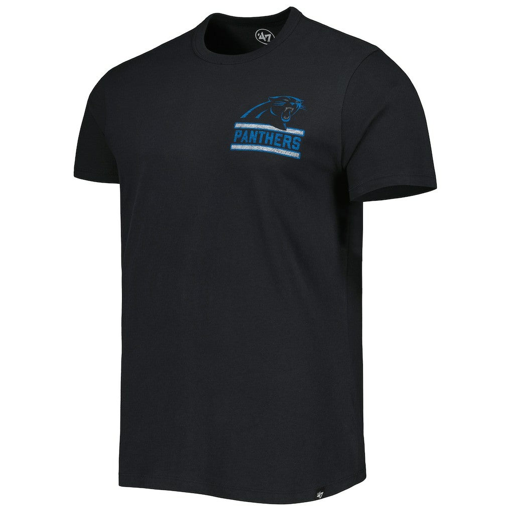 Carolina Panthers '47 Open Field Franklin T-Shirt - Black - 47 brand