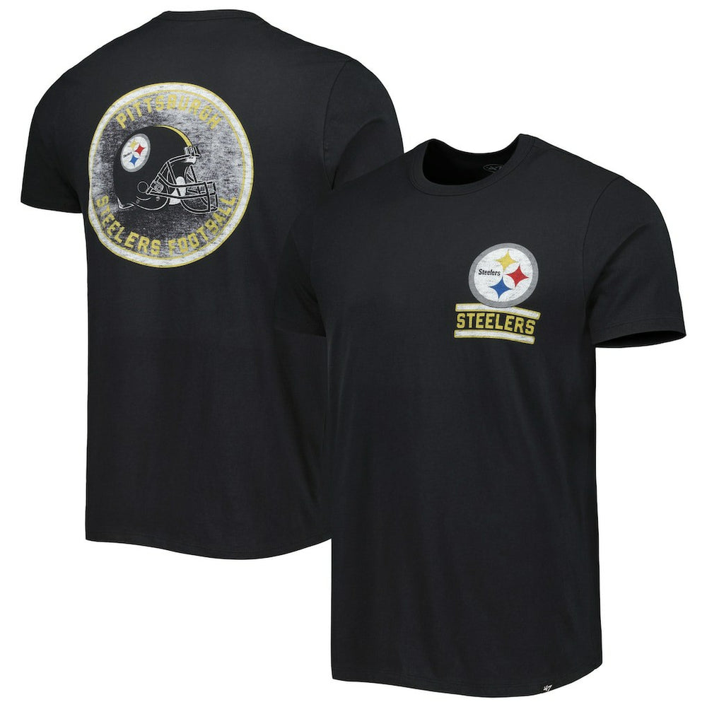 Pittsburgh Steelers '47 Open Field Franklin T-Shirt - Black - 47 brand