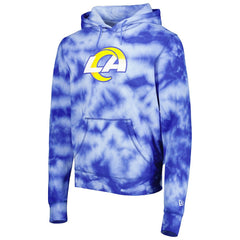 Los Angeles Rams New Era Team Tie-Dye Pullover Hoodie - Royal - NFL