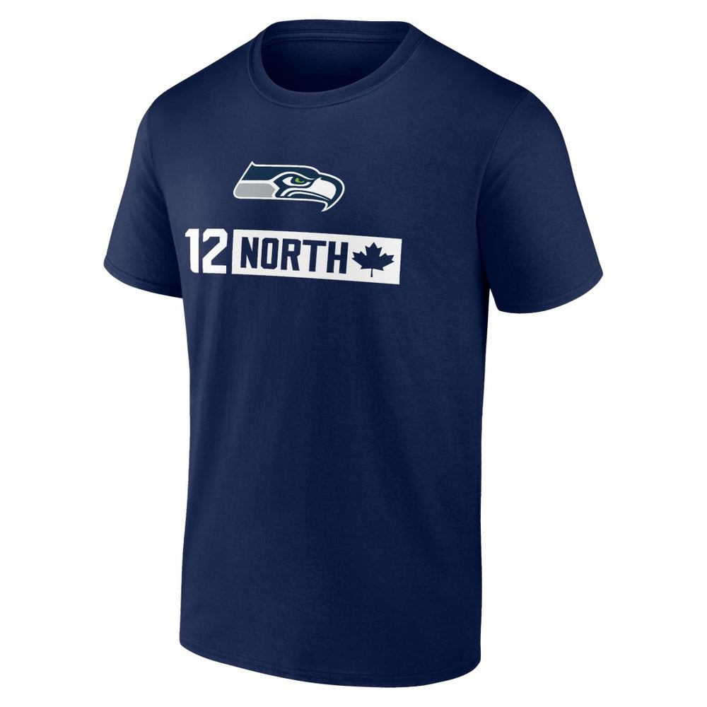 Seattle Seahawks 12 North T-Shirt - College Navy - NFL
