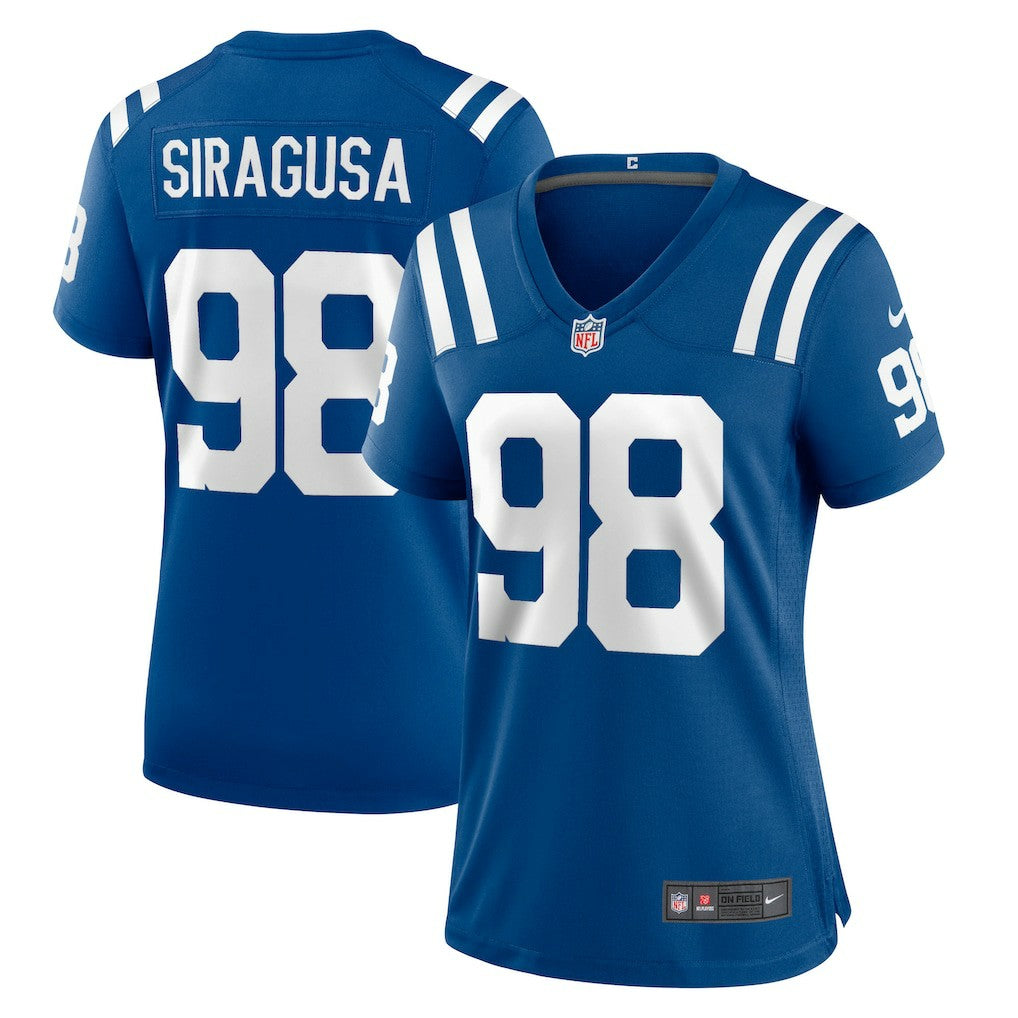 Tony Siragusa Indianapolis Colts Women's Game Retired Player Jersey - Royal - Nike