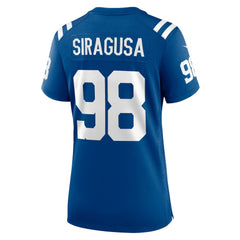 Tony Siragusa Indianapolis Colts Women's Game Retired Player Jersey - Royal - Nike