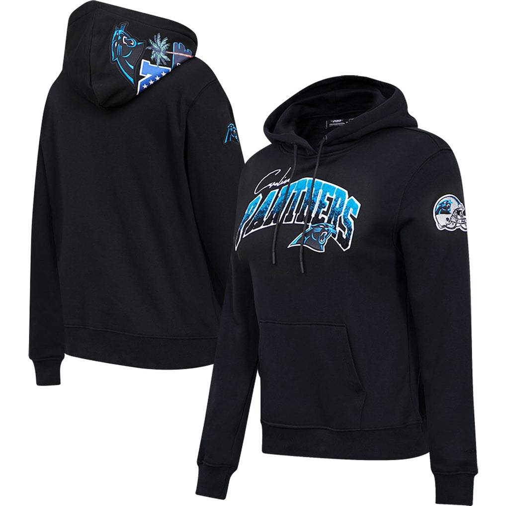 Carolina Panthers Pro Standard Women's Local Patch Pullover Hoodie - Black - NFL