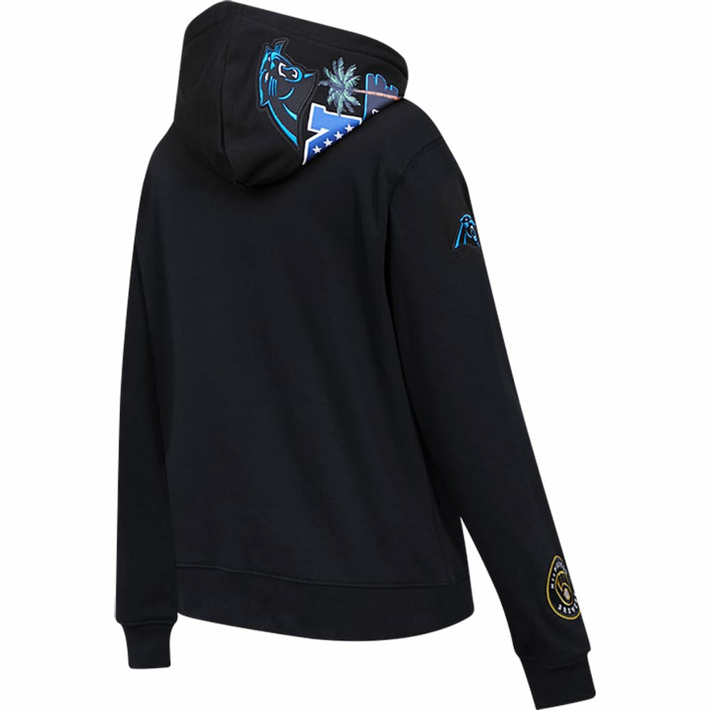Carolina Panthers Pro Standard Women's Local Patch Pullover Hoodie - Black - NFL